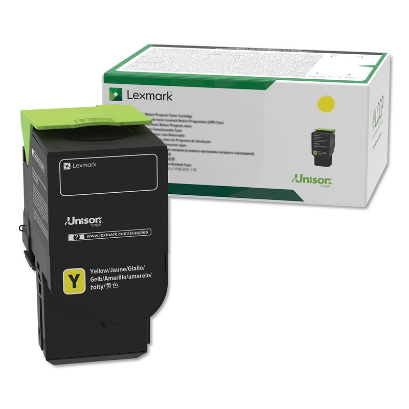 Lexmark C2310Y0 Yellow Return Program Cartridge Toner, standard yield